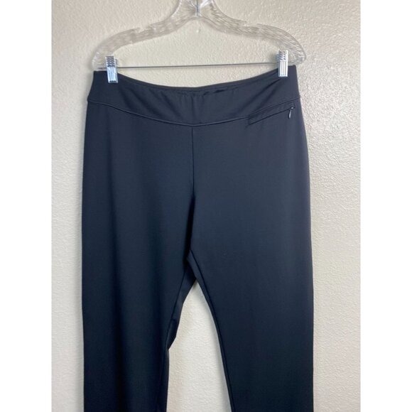 Chico's Zenergy Womens Pants size Large Black Athleisure Stretch Neutral Classic - Picture 12 of 12